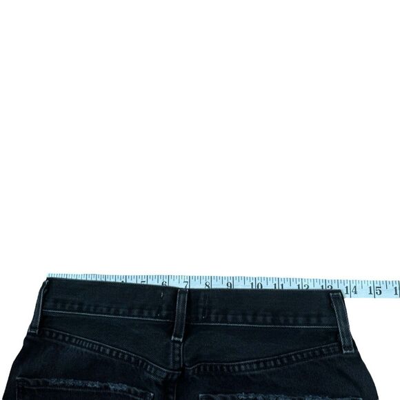 AGOLDE Cherie High Rise Straight Leg Jeans Distortion Black Women's Size 25 - Picture 11 of 15